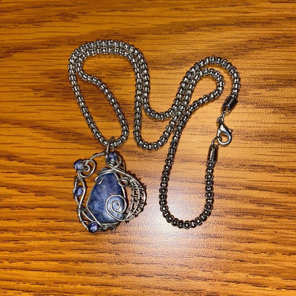 Wrapped Crystal Necklace